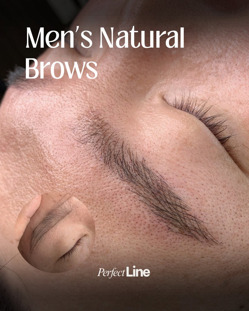 Nano digital hairstroke brow result — Perfect Line LA Koreatown PMU 마이크로블레이딩