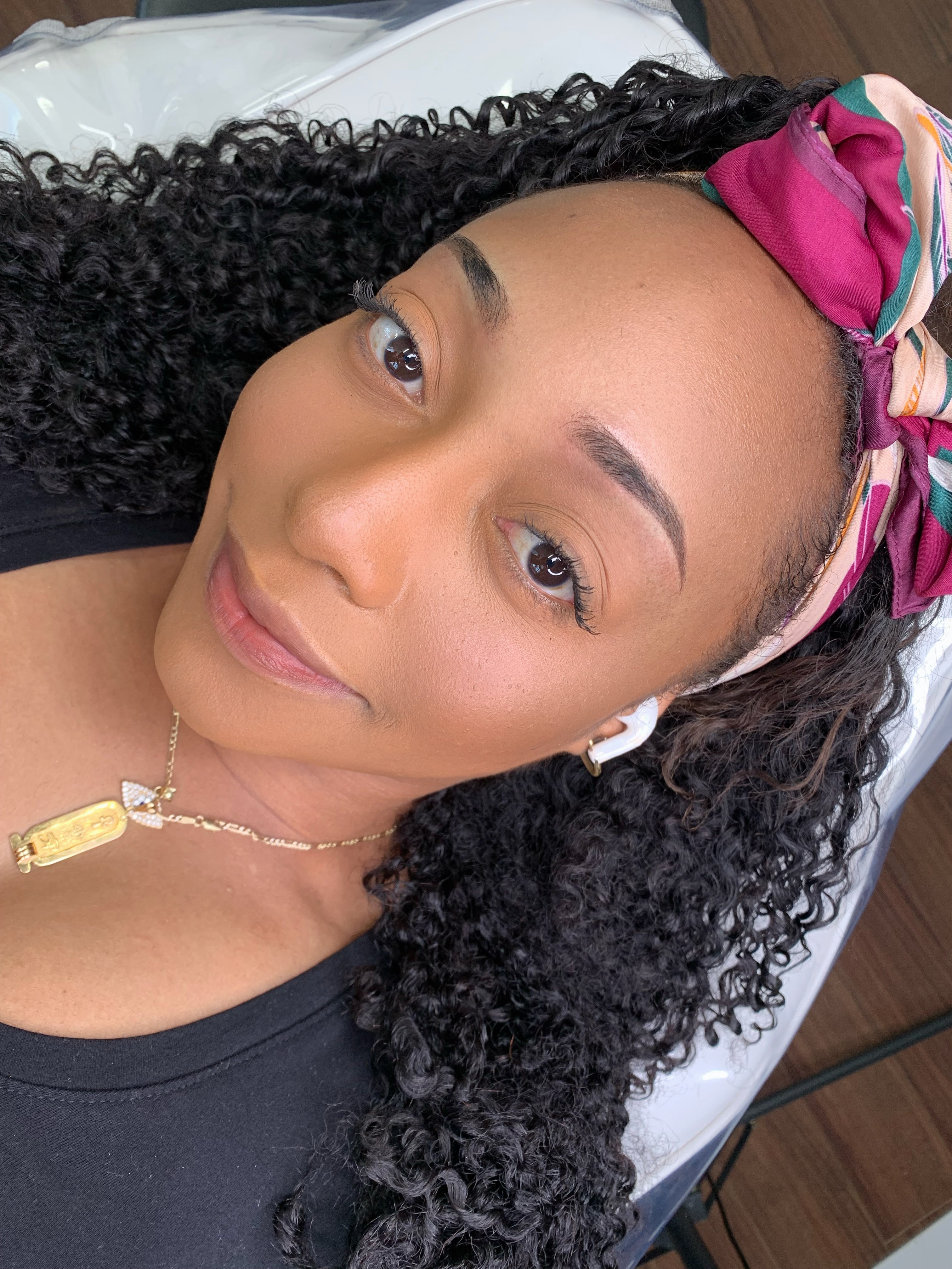 Ombre shading brows semi-permanent makeup — Perfect Line LA Korean Master Artist
